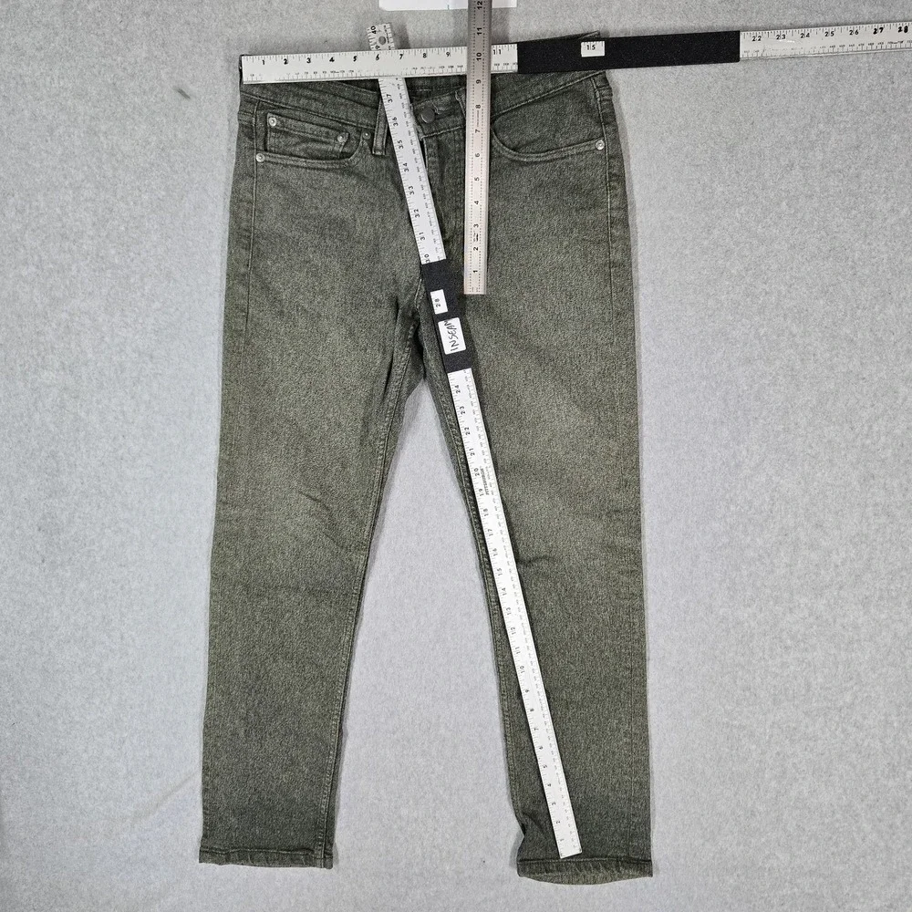 Levi's 511 Men Jeans 31X30 Green Denim 29.5